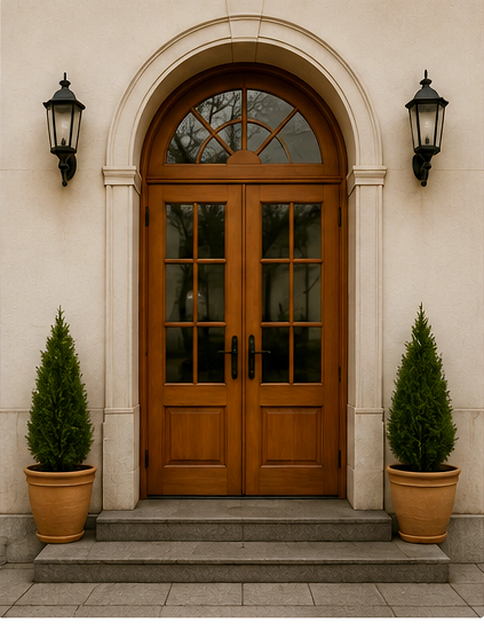 Warm school entrance at Arden